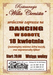 Plakat dancing 18.04.2015